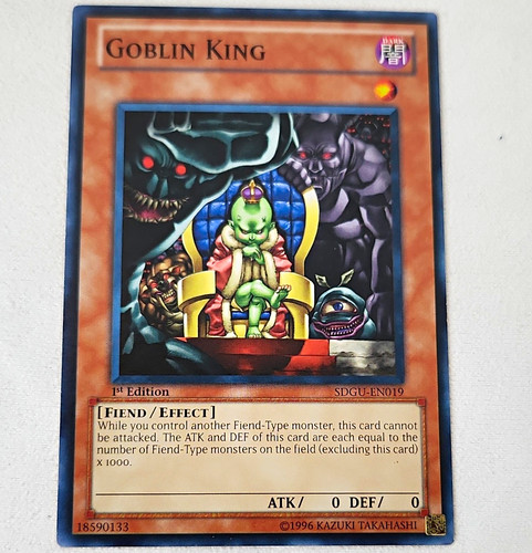 Yugioh goblin king - yugioh, sdgu-en019